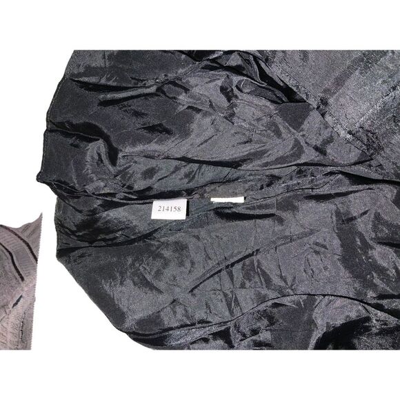 Ann Taylor LOFT Strapless Summer Dress Black White Vine Floral Fit Flare 8 - Picture 8 of 16